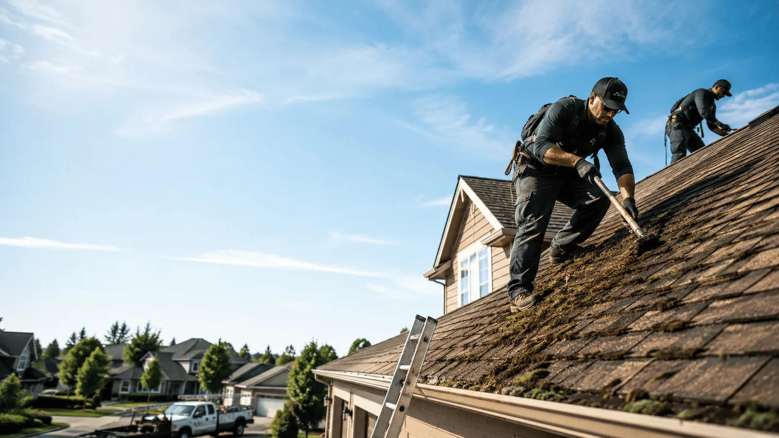 Roof Moss Removal in Muncie, IN near me